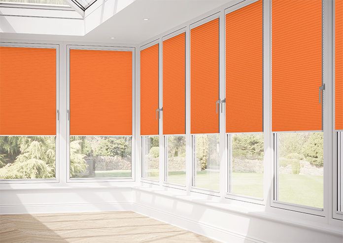 Obscura, Tangerine - Stick Fit Honeycomb Blind - Image 13